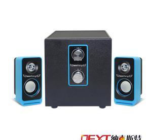 深圳新款木質音箱電腦低音炮音響2.1多媒體書架音箱